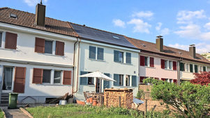 ein Reiheneinfamilienhaus